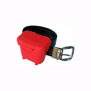MTM Case-Gaurd Ammo Belt Pouch 22LR Pellets/BBs Red