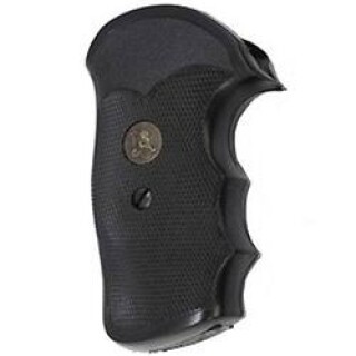 Pachmayr Gripper Grips Colt D Frame Revolvers Finger Grooves Rubber Black 02513