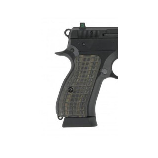 Pachmayr G10 Tactical Grips CZ75 Compact Grappler Green/Black 61114