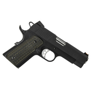 Pachmayr G10 Tactical Grips 1911 Officer Grappler Green/Black 61150
