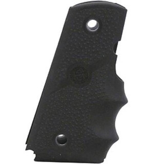 Hogue Grip 1911 Full Size Finger Grooves Cobblestone Rubber Black 45000