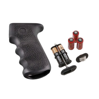 Hogue OverMold AK-47 Pistol Grip With Storage Kit Rubber Black 74010