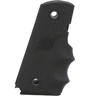 Hogue Monogrip 1911 Officer/Compact Finger Grooves Cobblestone Rubber Black 43000