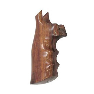 Hogue S&W K, L Frame Square Butt Revolver Finger Grooves Wood 10300