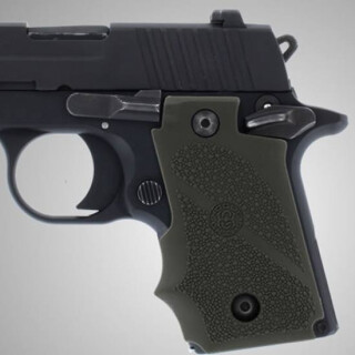 Hogue OverMold SIG Sauer P238 Grip Rubber Green 38001