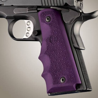 Hogue Grips 1911 Full Size With Finger Grooves Rubber Purple 45006