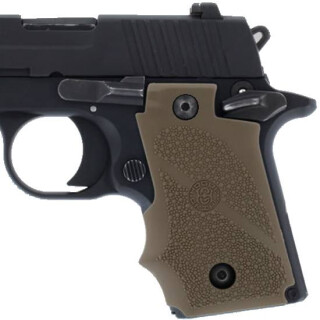 Hogue Soft Overmold SIG P238 Grips Rubber Desert Tan 38003