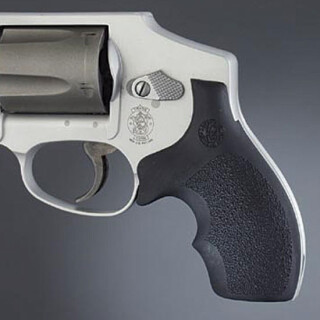 Hogue Grip S&W J Frame Round Butt Bantam Style Rubber Black 61000