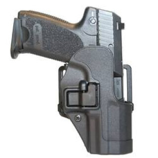 BLACKHAWK! SERPA CQC Concealment OWB Paddle/Belt Loop Holster HK USP Full Size 9/40 Right Hand Polymer Matte Black Finish