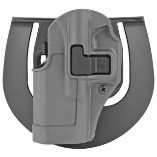 BLACKHAWK! SERPA Sportster Paddle Holster For Glock 19/23/32 Left Hand Polymer Gray 413502BK-L