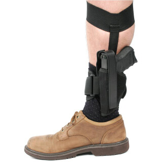 BLACKHAWK! Ankle Holster Size 0 Small Frame Revolvers 2" Right Hand Nylon Black 40AH00BK-R