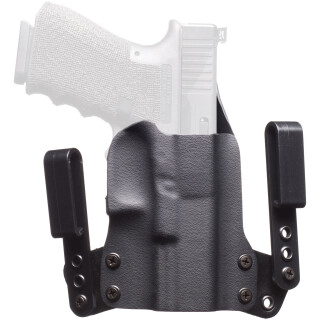 BlackPoint Mini WING IWB Holster SIG P365 Right Hand Leather/Kydex Hybrid Black