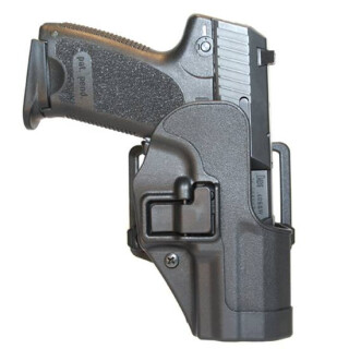 BLACKHAWK! SERPA CQC Belt/Paddle Holster H&K P2000/USP Compact 9/40 Left Hand Polymer Black 410509BK-L