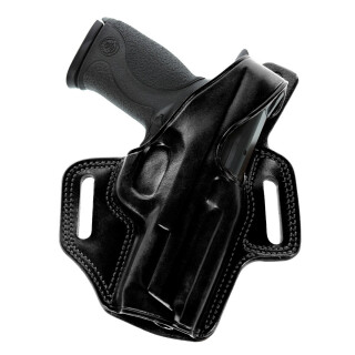 Galco F.L.E.T.C.H. High Ride Belt Holster For Glock 19/23 Right Hand Leather Black FL226B