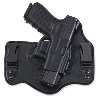 Galco KingTuk IWB Holster For Glock 43/Springfield XDS Right Hand Kydex/Leather Black KT662B