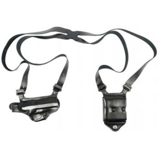 Galco Miami Classic II 1911 Shoulder Holster System Right Hand Leather Black MCII212B