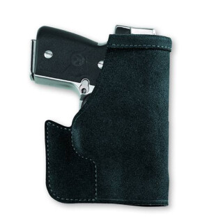 Galco Pocket Protector Holster SIG Sauer P238 Ambidextrous Center Cut Steer Hide Black PRO608B