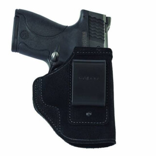 Galco Stow-N-Go S&W M&P Shield with Crimson Trace Laserguard or Lasermax CenterFire Inside Waistband Holster Right Hand Leather Black STO658B