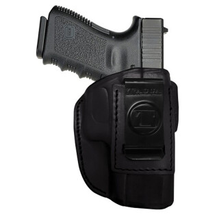 Tagua Gun Leather 4 In 1 Inside Waistband Holster For Glock 43 Leather Right Hand Black IPH4-355