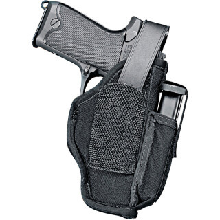 Uncle Mike's Sidekick Hip Holster Size 1 3 - 4" Medium Autos Ambidextrous Kodra Laminate Black 7001-0