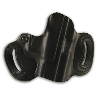 DeSantis Mini Slide Belt Holster For Glock 17, 19, 22, 23, 26, 27, 31, 32, 33 and 36 Right Hand Leather Black