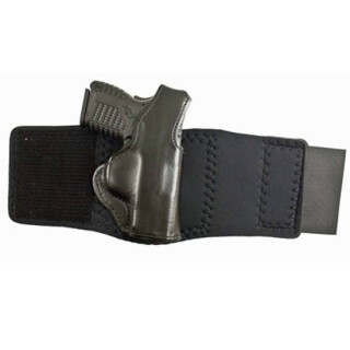 DeSantis Die Hard Ankle Holster Springfield XD-S Right Hand Leather/Neoprene Black 014PCY1Z0