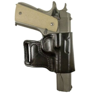 DeSantis E-GAT Belt Slide Holster 1911 Right Hand Leather Black 115BA85Z0