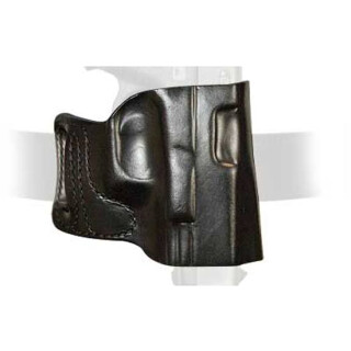 DeSantis E-GAT Belt Slide Holster For Glock Full Size/Compact 9/40 Right Hand Leather Black 115BAB2Z0