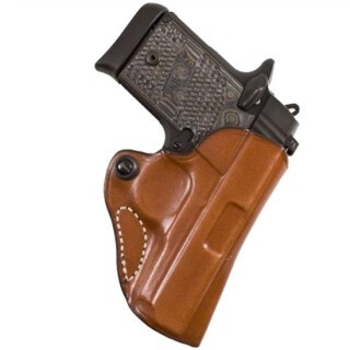 DeSantis Gunhide Mini Scabbard Belt Holster S&W M&P Shield Right Hand Leather Tan 019TAX7Z0