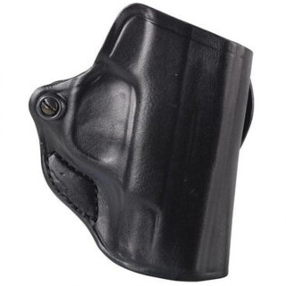 DeSantis Mini Scabbard Belt Slide Holster For Ruger SR22 Right Hand Leather Black