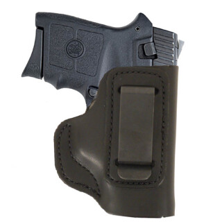 DeSantis Insider IWB Holster S&W Bodyguard 380 Right Hand Leather Black 031BAU7Z0
