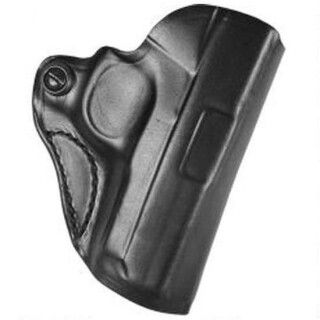 DeSantis Mini Scabbard Belt Holster S&W M&P Shield 9mm/.40 Right Hand Leather Black 019BAX7Z0
