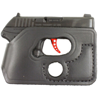 DeSantis Pocket Shot Pocket Holster Small .32/.380 Autos Ambidextrous Leather Black 110BJR7Z0