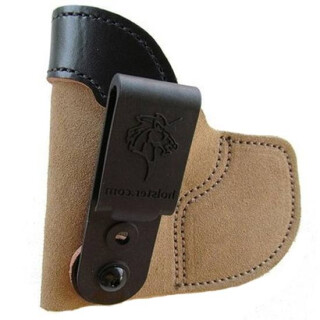 DeSantis Pocket Tuk IWB And Pocket Holster Kel-Tec P3AT Left Hand Leather Tan 111NBG3Z0