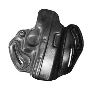 DeSantis Speed Scabbard Belt Holster 1911 Full Size Railed Right Hand Leather Black 002BAF9Z0