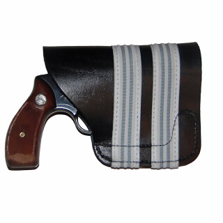 Blue Stone Safety Products Pocket Holster Small Revolvers Ambidextrous Leather Black P301