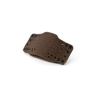 LimbSaver CrossTech Leather Gun Holster with Secure Strap Clip On Dark Brown