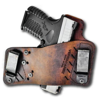 VersaCarry Protector S3 IWB/OWB Tuckable Holster Multi Fit Right Hand Leather Brown 52311