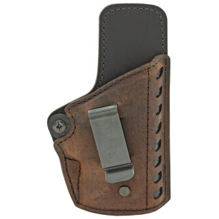 Versacarry Compound Essential Gen II Series Holster IWB Size 365 Right Hand Leather Distressed Brown