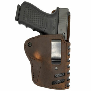 Versacarry Compound Series Holster IWB Size 365 Right Hand Leather Distressed Brown