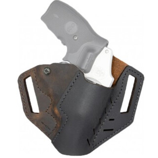 Versacarry Revolver Holster OWB Size Right Hand Leather Distressed Brown