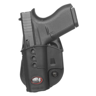Fobus Evolution Paddle Holster For Glock 42/Kimber Micro 9 Left Hand Polymer Black GL42NDLH