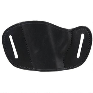 Bulldog Case Belt Slide Small J Frame Revolver Holster Right Hand Leather Black MLB-RS