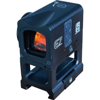 Lucid Optics E7 Enclosed Reflex Sight Blue M5 Reticle Black