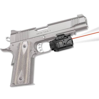 Crimson Trace Rail Master Pro Universal Red Laser Sight and LED Tactical Light 100 Lumen 1x CR2 Battery Rail Mount Black CMR205