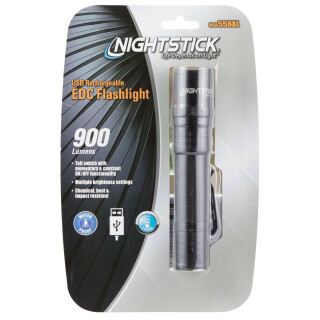 Nightstick Rechargeable USB Every-Day-Carry Tactical Light 900 Lumens USB-558XL