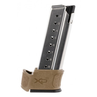 Springfield Armory XD-S Mod.2 9 Round Magazine 9mm Luger With Grip X-Tension FDE XDSG09061FDE