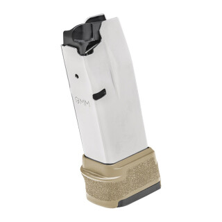 Springfield Armory Hellcat Magazine 9mm Luger 15 Rounds FDE Polymer Base Plate