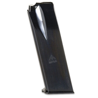 Mec-Gar Browning Hi-Power 9mm Magazine 15 Rounds Steel Blued Finish MGBRHP15B