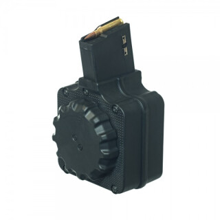 ProMag DPMS LR-308 Drum Magazine .308 Win/7.62 NATO 50 Rounds Polymer Black DRM-A1